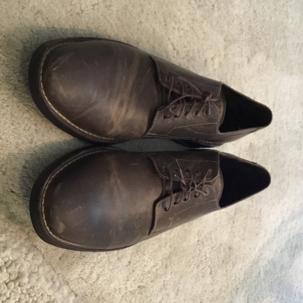 Cole Haan Dark Brown Leather Oxfords